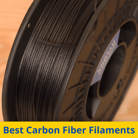black carbon fiber filament spool