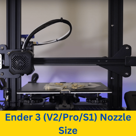 Ender 3 (V2/Pro/S1) Nozzle Size