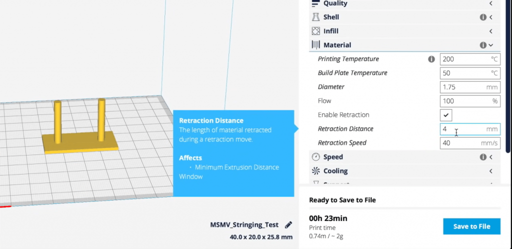 3D Printer Retraction Settings 101: Speed & Distance - Retraction Distance 2 1024x498