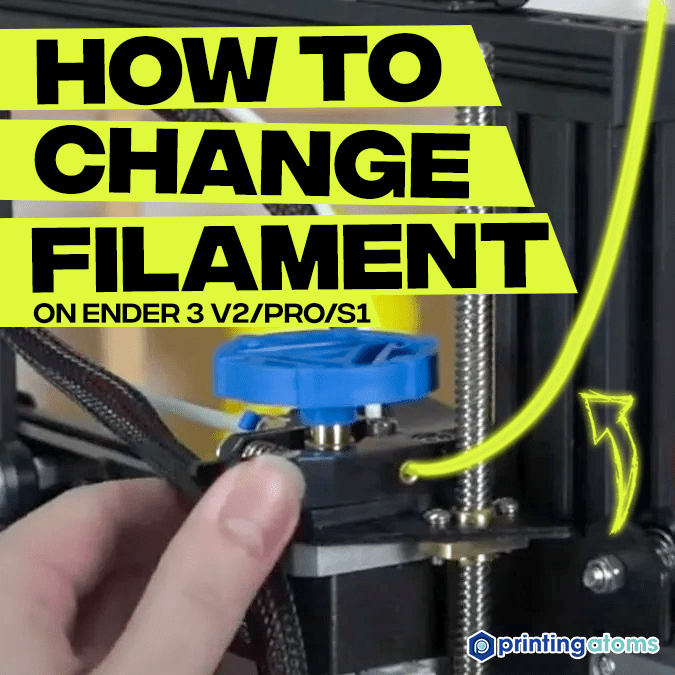 Takke sorg orm How To Change Filament Ender 3 (V2/Pro/S1)