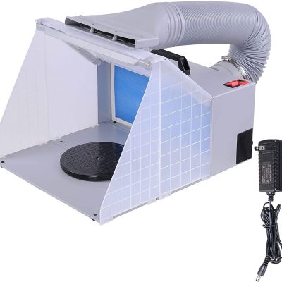 AW LED Light Portable Airbrush Paint Spray Booth Kit image